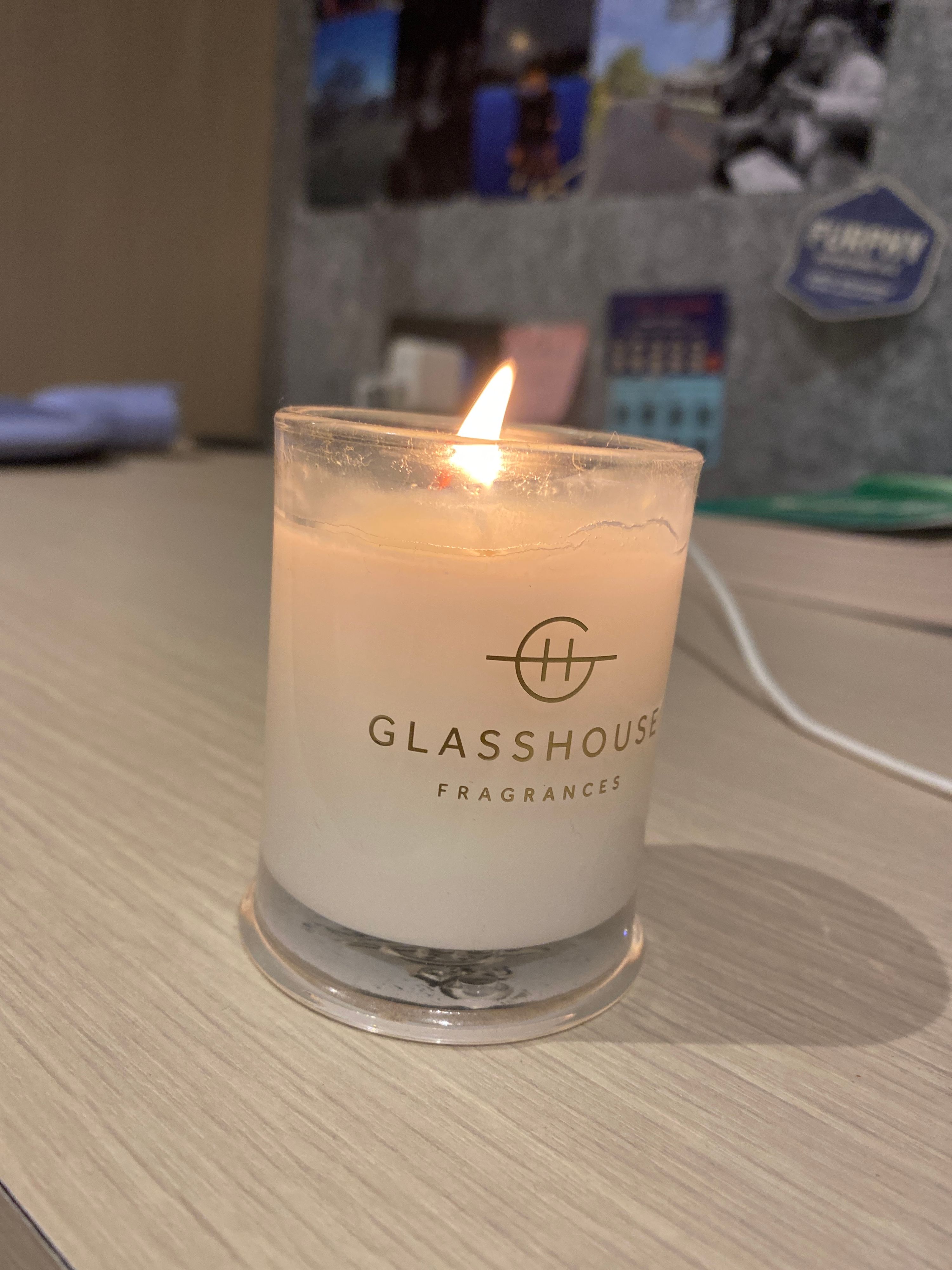 Candle lit by Anna Wilson