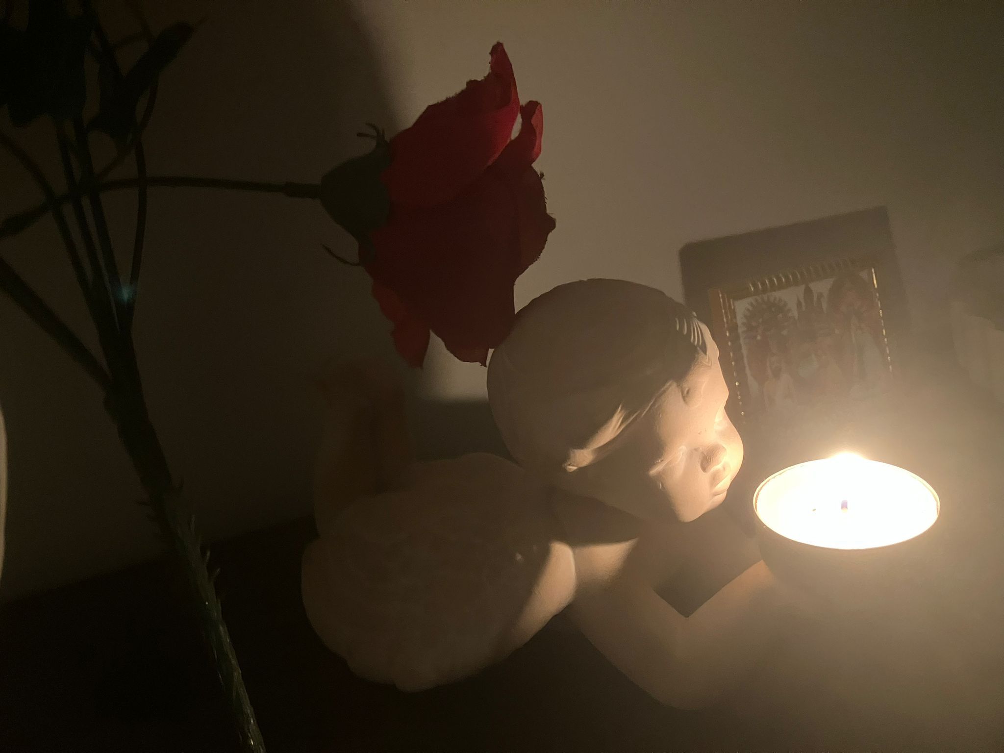 Candle lit by Aurick Chatterjee