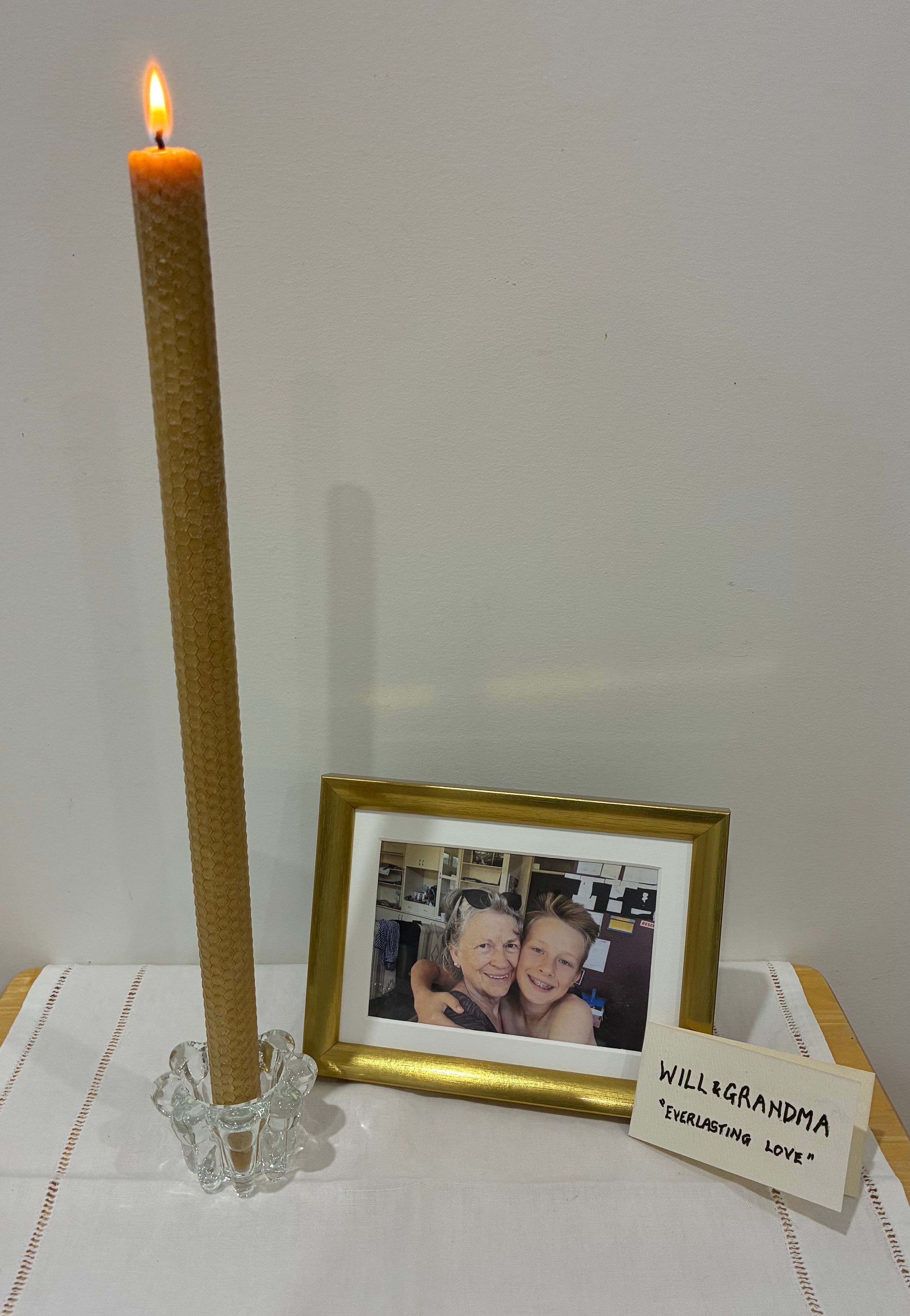 Candle lit by Brigitte Bucknall