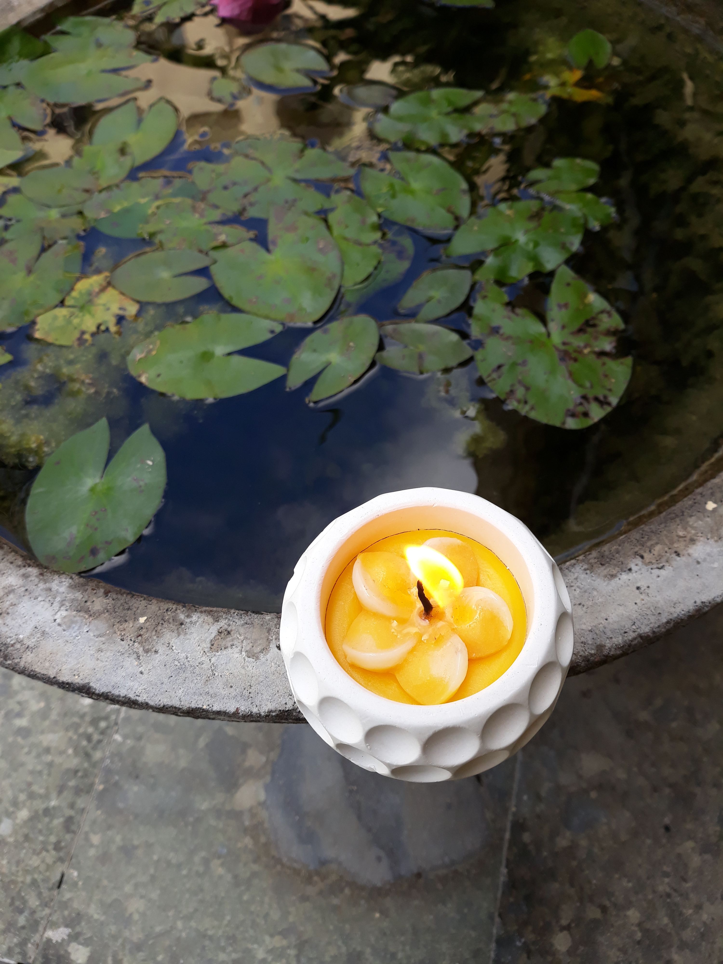 Candle lit by Danielle & Darius Green