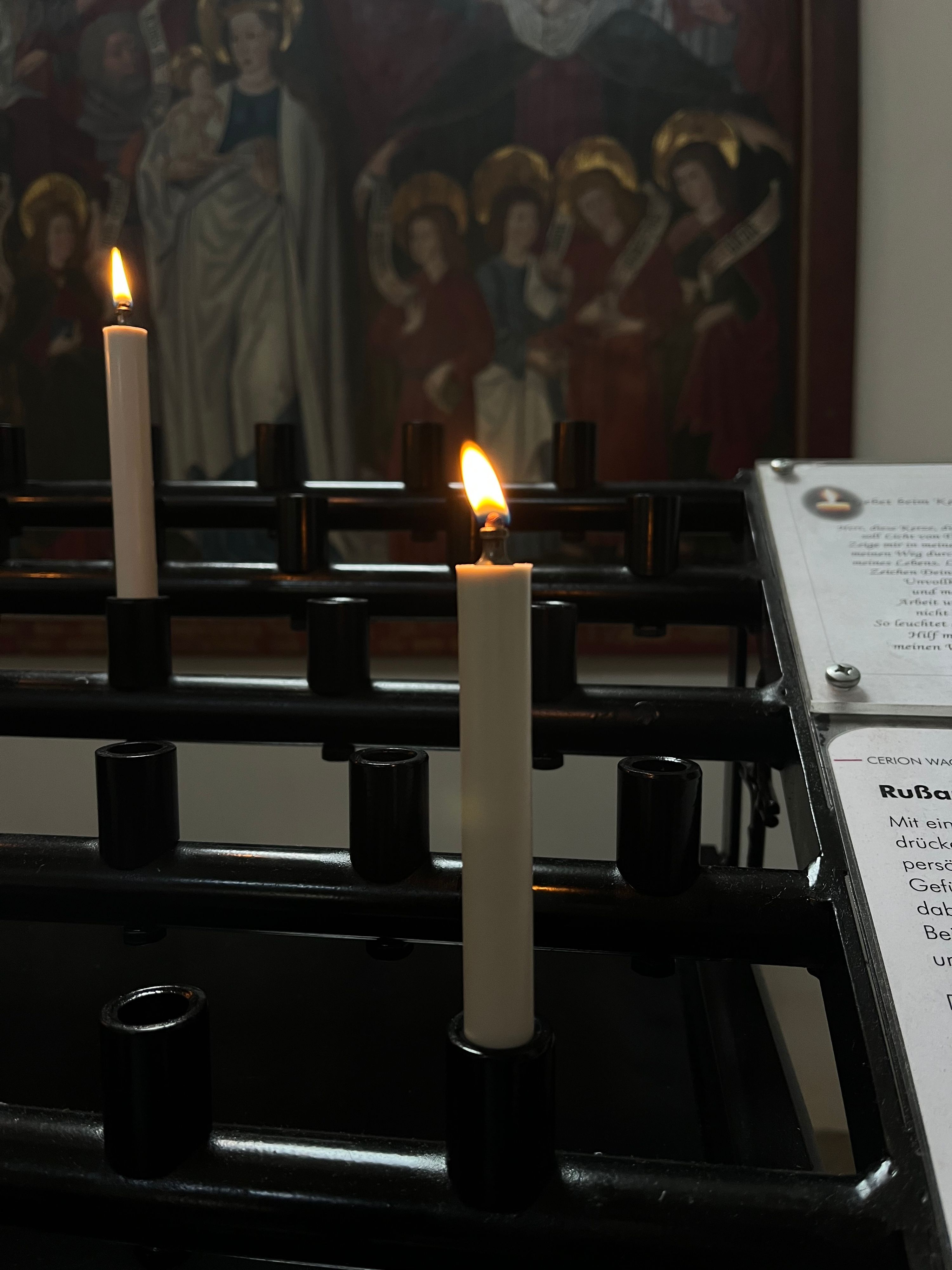 Candle lit by Elouise Wilby