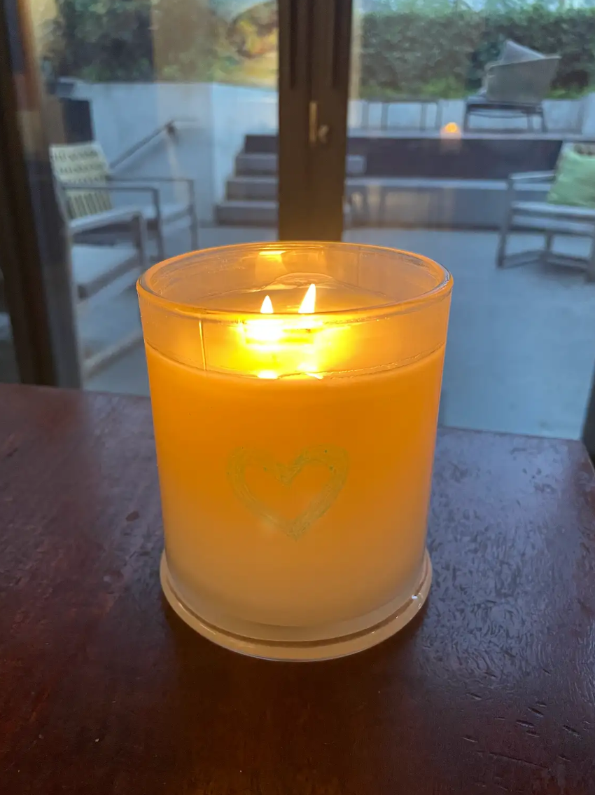 Candle lit by Georgia Karunajeewa