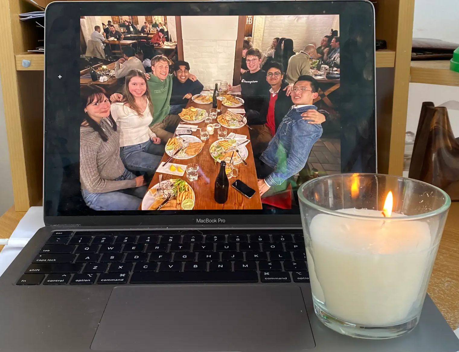 Candle lit by Hamish Brewer
