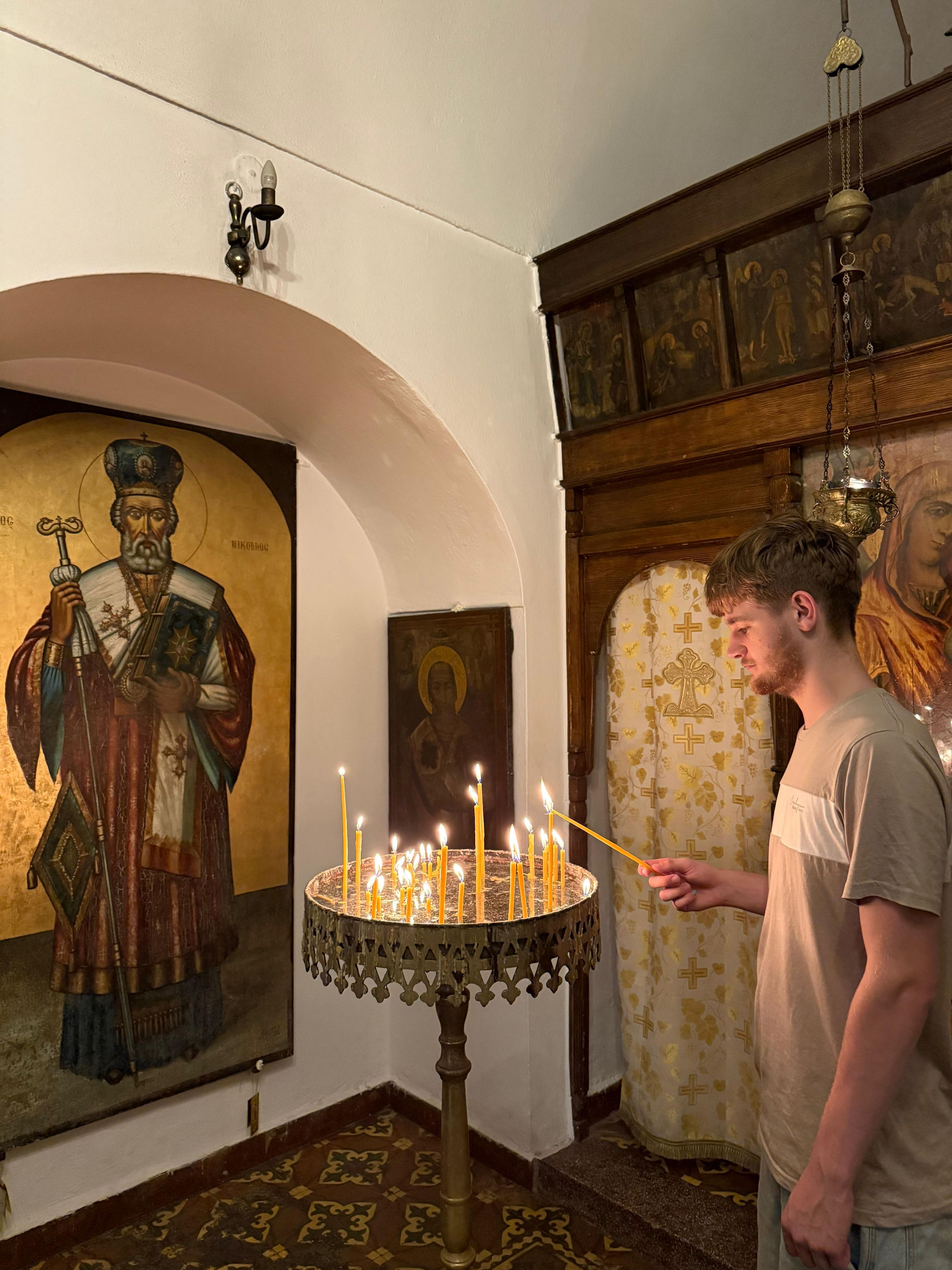 Candle lit by Jack Vlachos