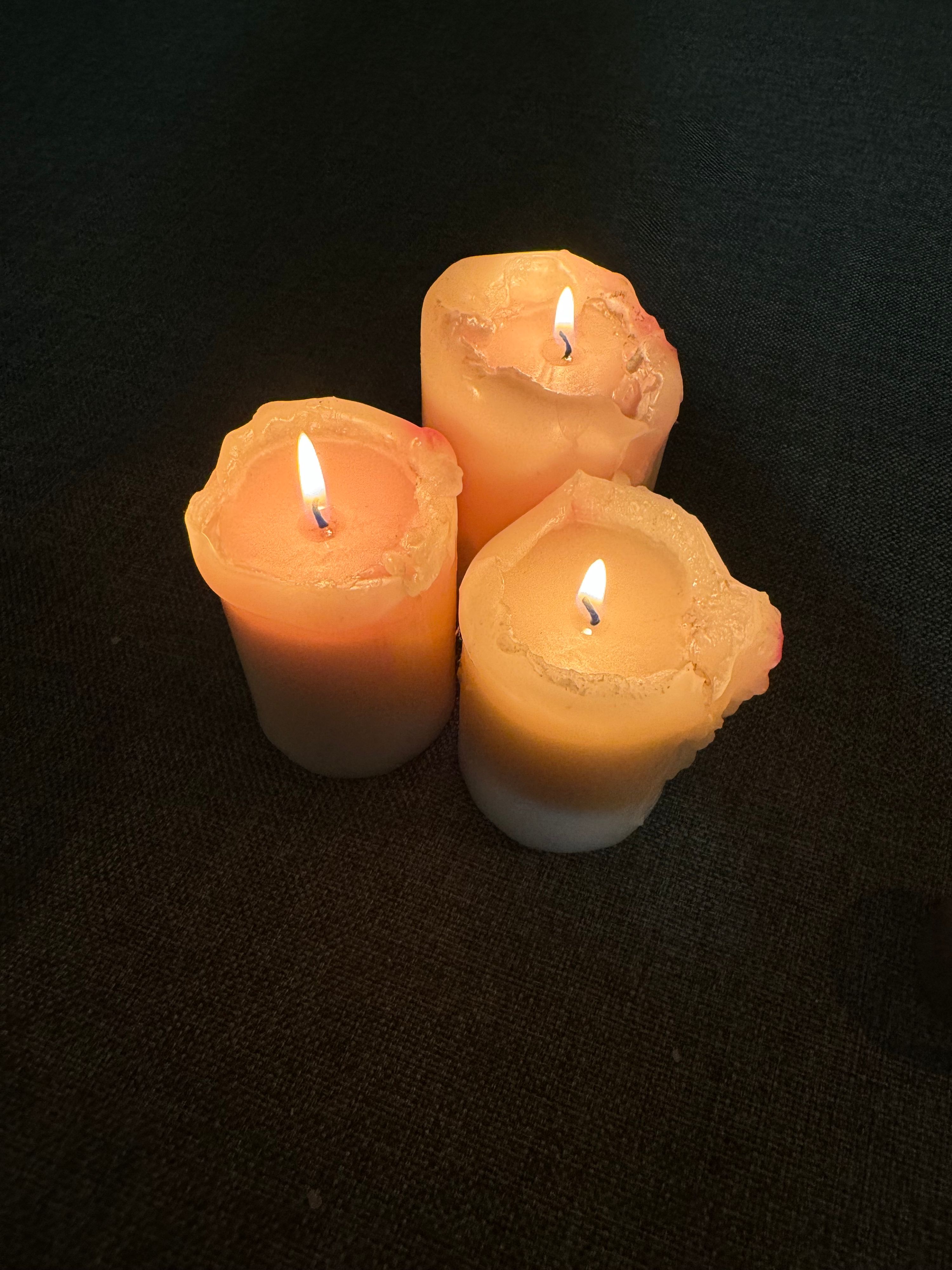 Candle lit by Jessie Perks