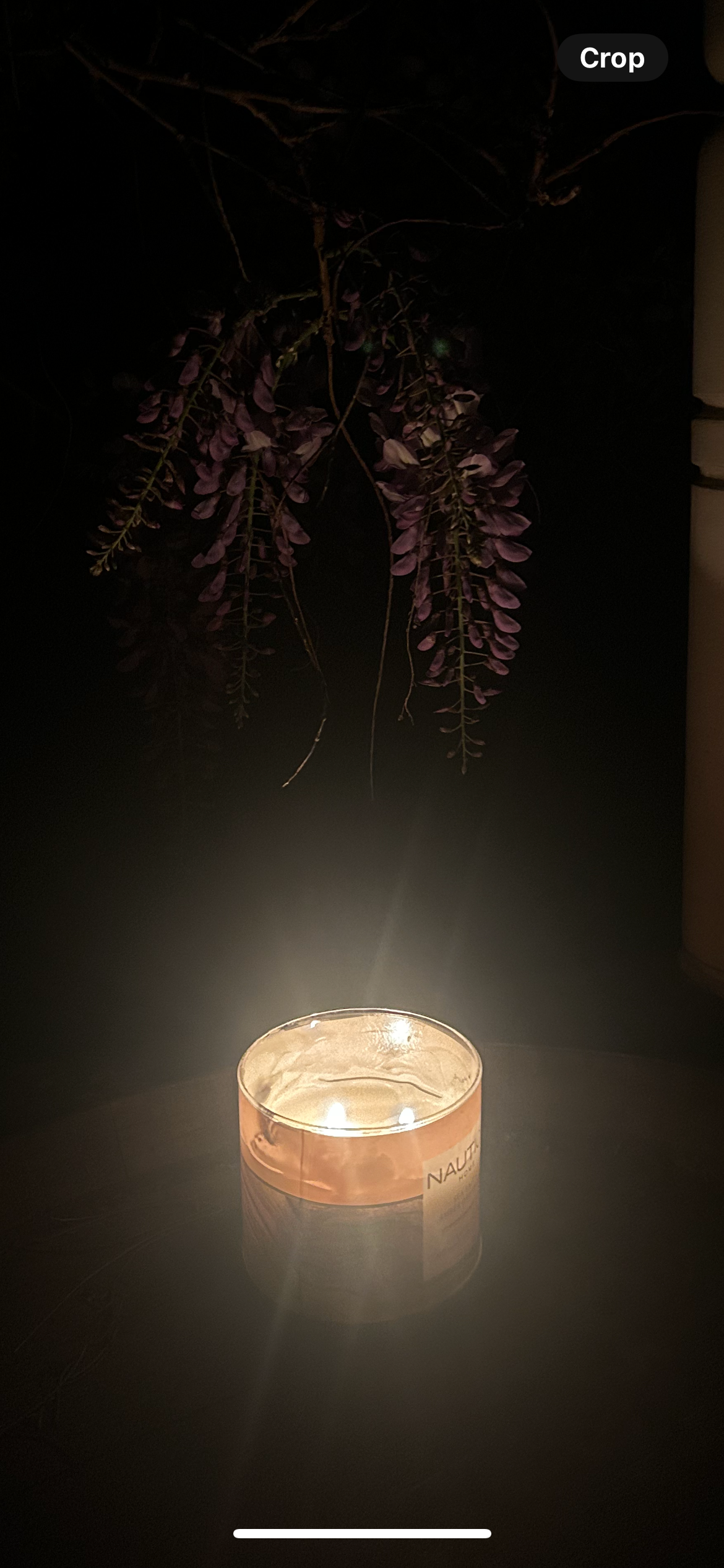 Candle lit by Katherine Mende