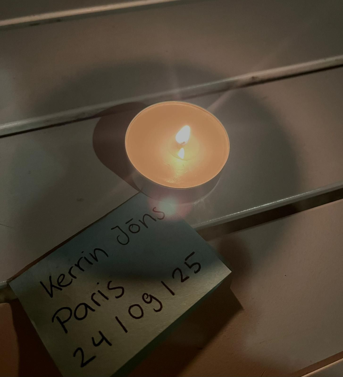 Candle lit by Kerrin Jöns