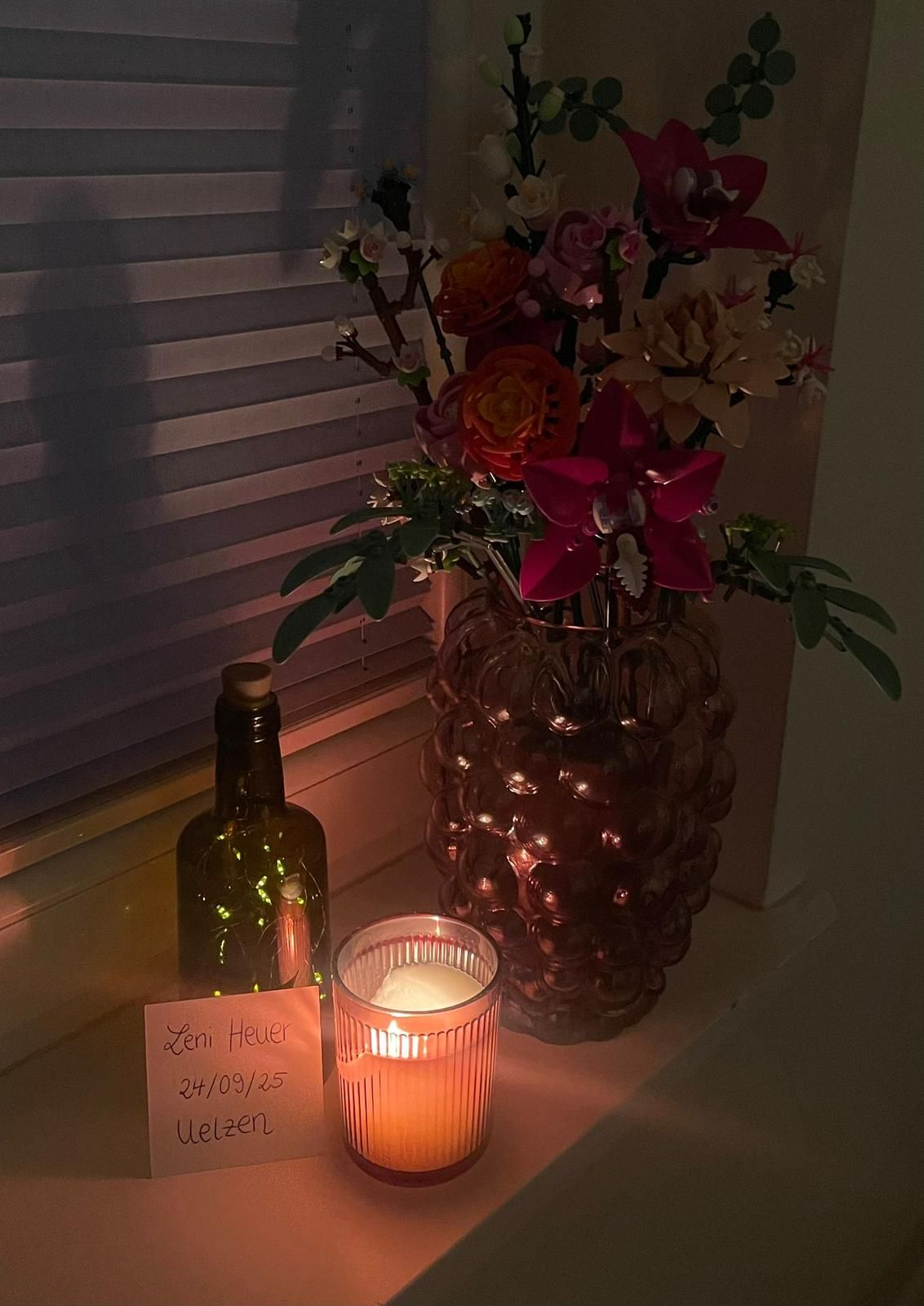 Candle lit by Leni Heuer